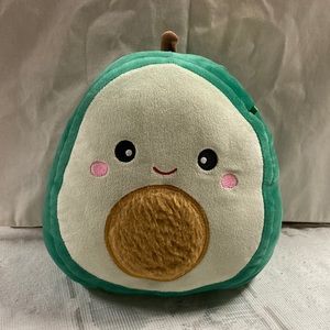 Squishmallows Austin the Avocado From the Fruit Squad Green and Brown 9”